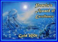 Pamela's Award of Excellence Gold 2001
