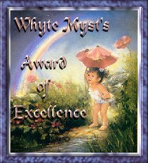Whyte Myst' Angel Award of Excellence