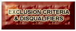 Exclusion Criteria & Disqualifiers