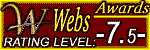 Web Awards Rating Level 7.5